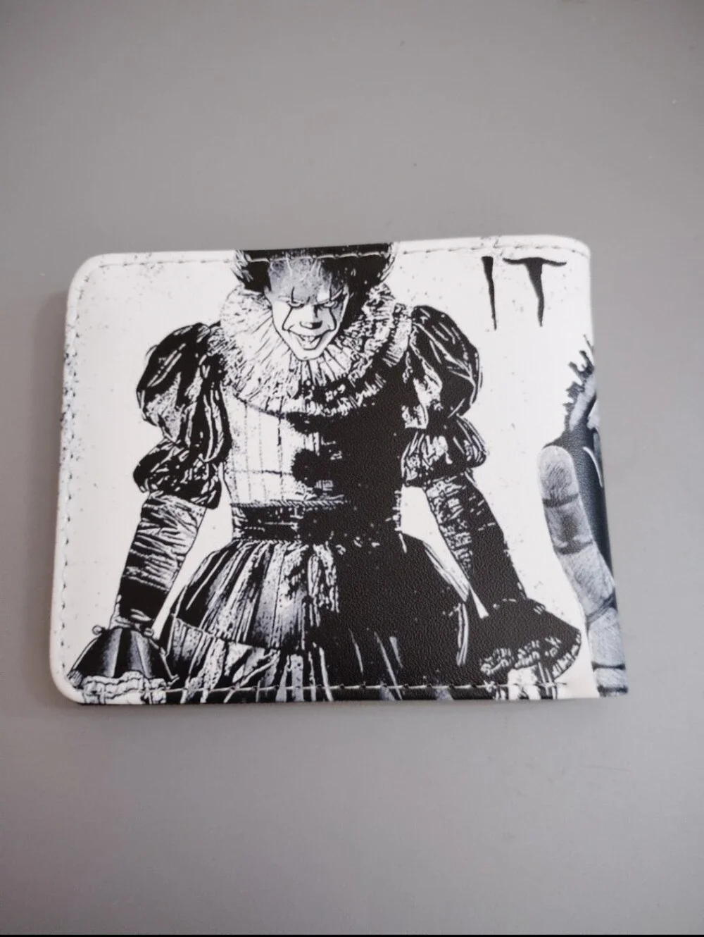 New it pennywise Halloween horror anime manga leather wallet